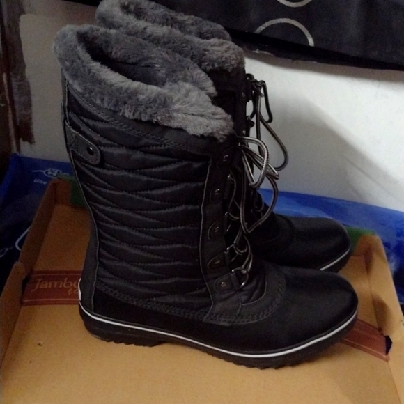 Jamboo & Co.(J.B.U) Shoes - Jamboo & Company womens water resistant boots,fall 2021,black